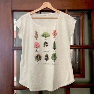 Tree Varieties Graphic T-shirt